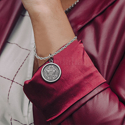 4 шт. 4-х стильная стойка с покрытием из нержавеющей стали 304 витая веревка цепочка ожерелье NJEW-GO0001-03D