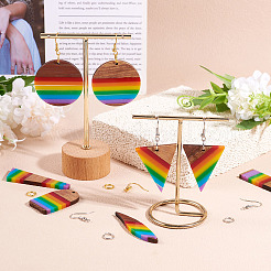 Подвески из смолы и ореха&nbsp;DIY-TA0011-03A