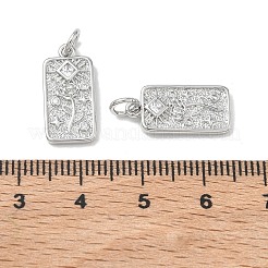 Valentinstag-Anhänger aus Messing mit klaren Zirkonia&nbsp;XGRQ3K480-551P