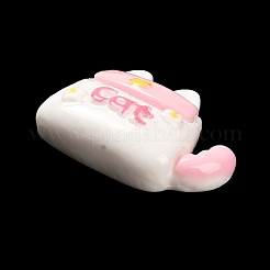 不透明樹脂デコデンカボション  ピンク  バッグ  16x23x7mm&nbsp;CRES-P032-A08
