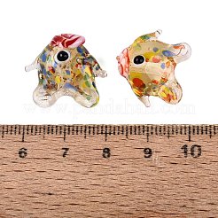 Perles vernissées manuelles&nbsp;LAMP-T023-16R