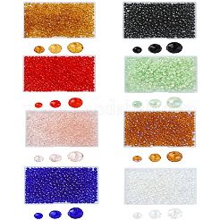 Стеклянные бусины с гальваническим покрытием &nbsp;EGLA-YW0003-18C