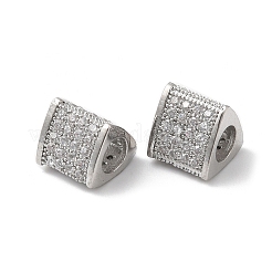 Латунные микро проложить Цирконий Европейский бисером KK-P234-21P