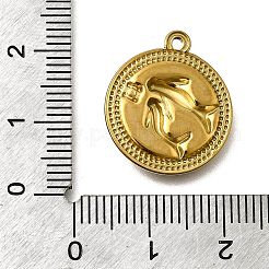 Подвески из нержавеющей стали 304 с эмалью&nbsp;STAS-Z163-19G-04