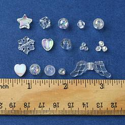 Прозрачные акриловые бусины&nbsp;TACR-FS0001-43