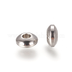 Cuentas redondas lisas de acero inoxidable 304 que no se deslustran&nbsp;STAS-M006-03P-C