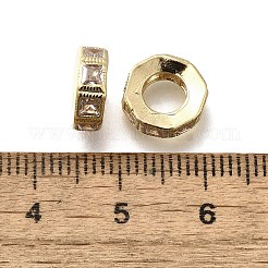 Латунные микропаве из прозрачного кубического циркония&nbsp;KK-M316-05G