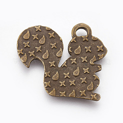 Supports de pendentif d'émail en alliage de style tibétain&nbsp;PALLOY-WH0051-02AB-06
