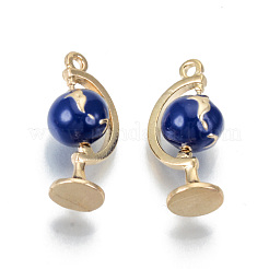 Подвески из эмалевого сплава с покрытием из легкого золота&nbsp;X-ENAM-T011-47KC-RS