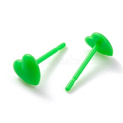 Boucles d'oreilles en plastique écologiques&nbsp;EJEW-H120-03B-02