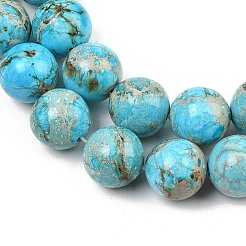 Gefärbte Stränge aus Natura Imperial Jasper Perlen&nbsp;GG-CBAF9E5-A01-14mm-A
