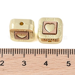 Lega di placcatura a cremagliera con perline acriliche&nbsp;FIND-B037-01G-01