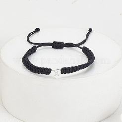 1 bracelet tressé en nylon réglable pour femmes et hommes&nbsp;BJEW-LP0001-34X-P
