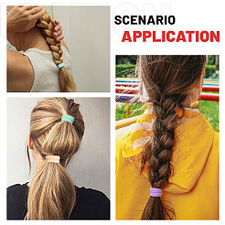 Полиэстеровые эластичные резинки для волос для женщин и девочек&nbsp;OHAR-WH0029-07