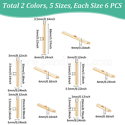 60 шт. 10 шт. застежка-скоба из нержавеющей стали 304 с защелкой на конце STAS-UN0035-27