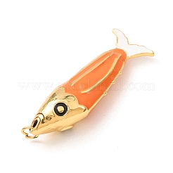 Grandi ciondoli in ottone smaltato&nbsp;KK-CBA2F11-05G-03