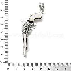 Coquillage blanc naturel gross pendentifs&nbsp;SH-K001-02A