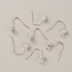 Латунные крючки для серьги из чистого циркония KK-WH0047-96P