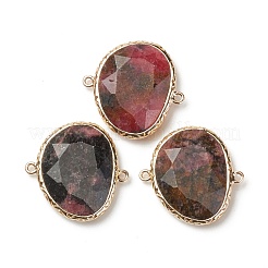 Соединители звеньев из натуральных и синтетических драгоценных камней&nbsp;G-D058-10G