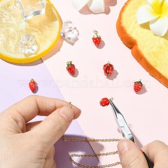 6 шт. 6 стиля латунных эмалевых подвесок&nbsp;KK-CJ0003-69