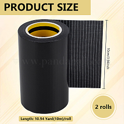 粘着テープ2巻  防水耐熱テープ  ブラック  100mm  10 m /ロール&nbsp;AJEW-BC0010-43