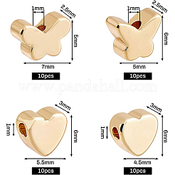 Латунные бусины KK-BC0005-62G
