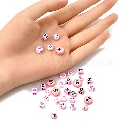 200 шт. Непрозрачные акриловые бусины&nbsp;MACR-FP0001-24