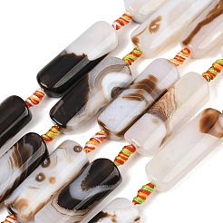 Природный агат бисер нитей&nbsp;G-H342-B03-01A