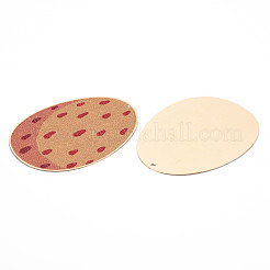 Pendentifs en laiton peints&nbsp;KK-N223-20-05-NR