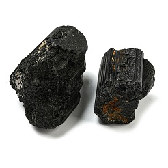 Грубые необработанные бусины из натурального черного турмалина G-I302-02