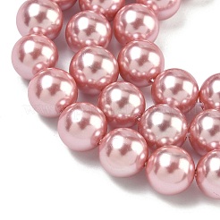 Perles de perles de coquille galvanoplastie&nbsp;BSHE-G041-10mm-05