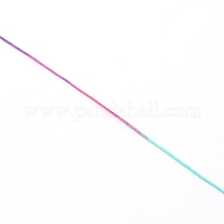 チンロンコード  ラウンド  カラフル  0.08cm  50 m /ロール&nbsp;OCOR-WH0068-47D