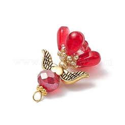 Подвески-ангелы из стеклянных бисеров&nbsp;PALLOY-MZ00631-03