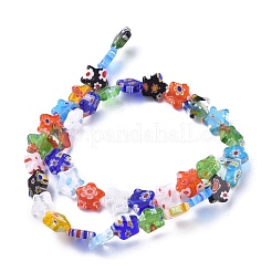 Звезда ручной работы стеклянные бусины миллефиори&nbsp;LK-R004-33