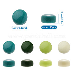 Кабошоны из стекла&nbsp;GLAA-TA0001-14E