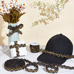 15 ярд блестящей кружевной ленты из полиэстера OCOR-WH0003-033B