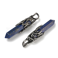 Крашеные природные лазурит подвески&nbsp;G-H332-10AS-07