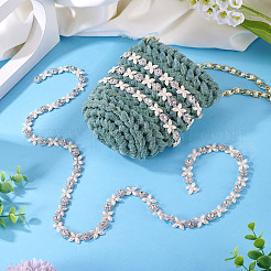 Железные цепочки для чашек с цветочным узором и стразами FIND-TAC0007-19