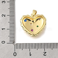 Латунные микро проложить кубического циркония подвески&nbsp;KK-U072-06G