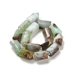 Натуральные хризопразные бисерные пряди G-N327-03-36