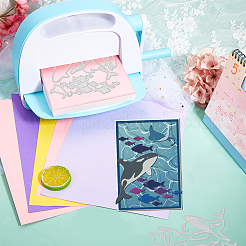 Углеродистая сталь разрезает трафареты DIY-WH0309-1903