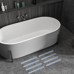 12 Beutel transparente PVC-Badewanne wasserdichte Badezimmer-Anti-Rutsch-Streifen&nbsp;AJEW-BC0010-45