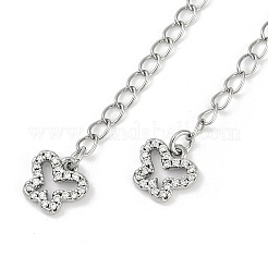 Латунные микро-паве кубические цирконии заканчиваются цепочками KK-U043-01P