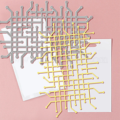 Углеродистая сталь разрезает трафареты DIY-WH0309-2063