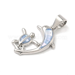 Латунь эмаль подвески&nbsp;KK-H534-01A-P01