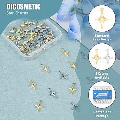 Подвески из сплава 48шт 2 цветов&nbsp;FIND-DC0005-54