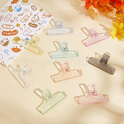 45 clip raccoglitore in plastica trasparente a 9 colori&nbsp;AJEW-WA0003-80