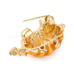 Броши из сплава со стразами&nbsp;LS-JEWB-M047-02G-04