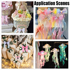 40 ярд двухцветной полиэстеровой проволочной ленты&nbsp;OCOR-HY0001-69