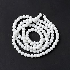 Окрашенные стеклянные бусины  DGLA-S071-6mm-01